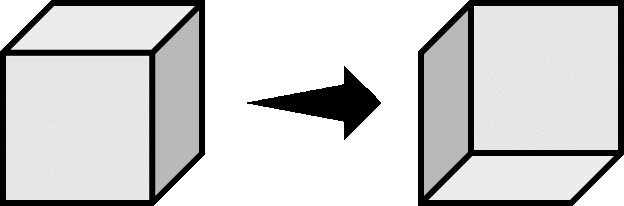 镜像变换造成的内凹渲染