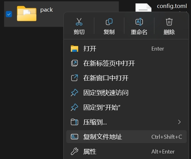 复制路径